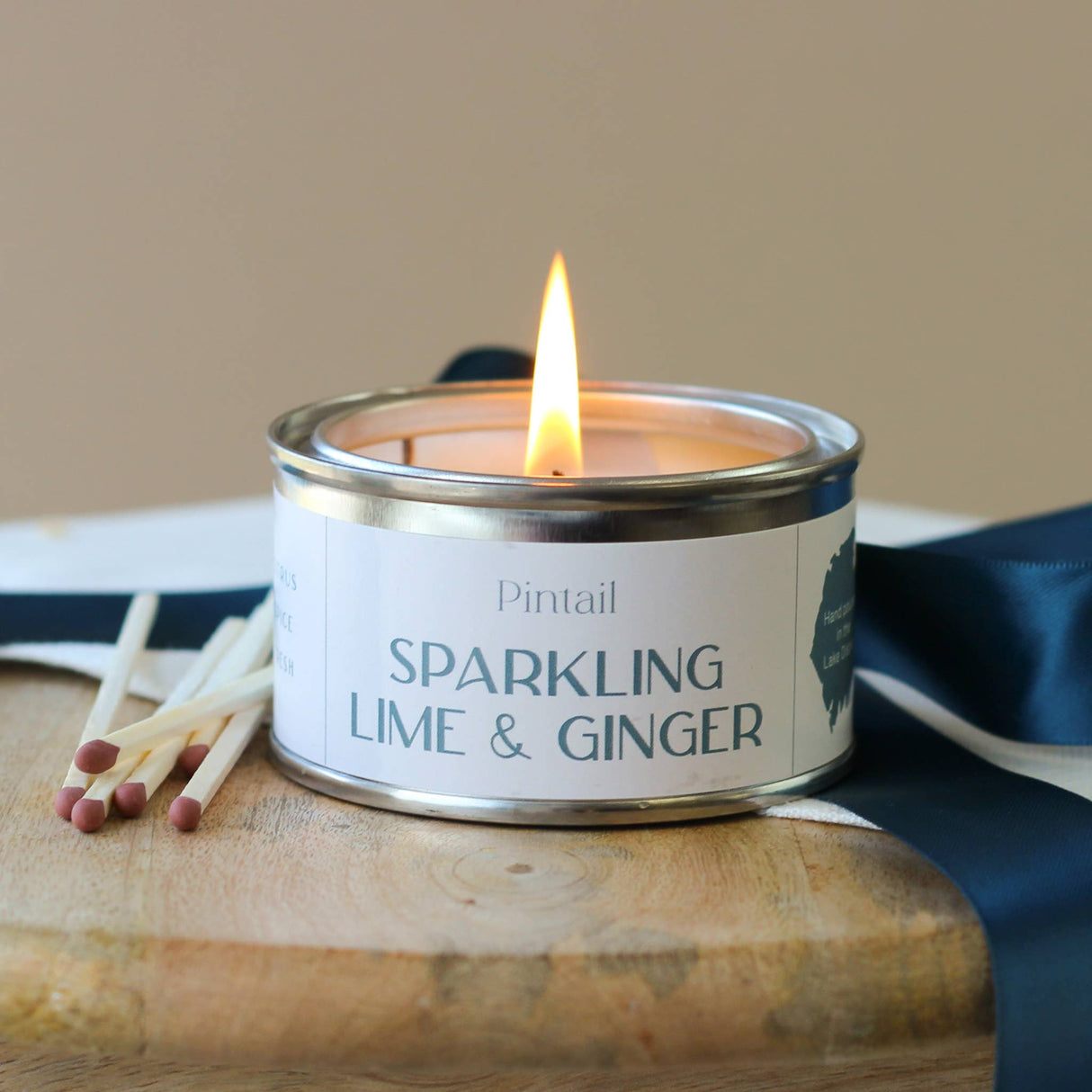 Pintail Candles | Avalon Home - Sparkling Lime and Ginger Paint Pot Candle | Small Candles