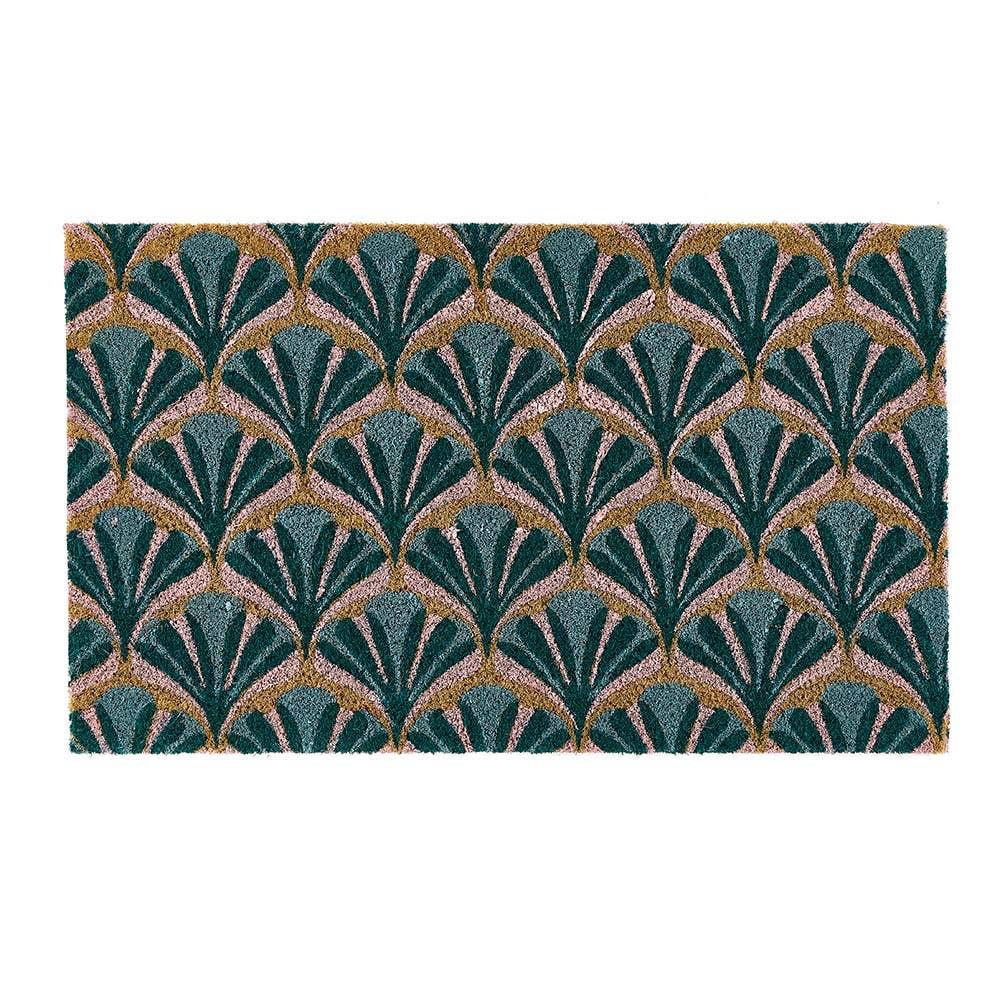 Durable coir doormat designed for effective dirt removal and long-lasting outdoor use