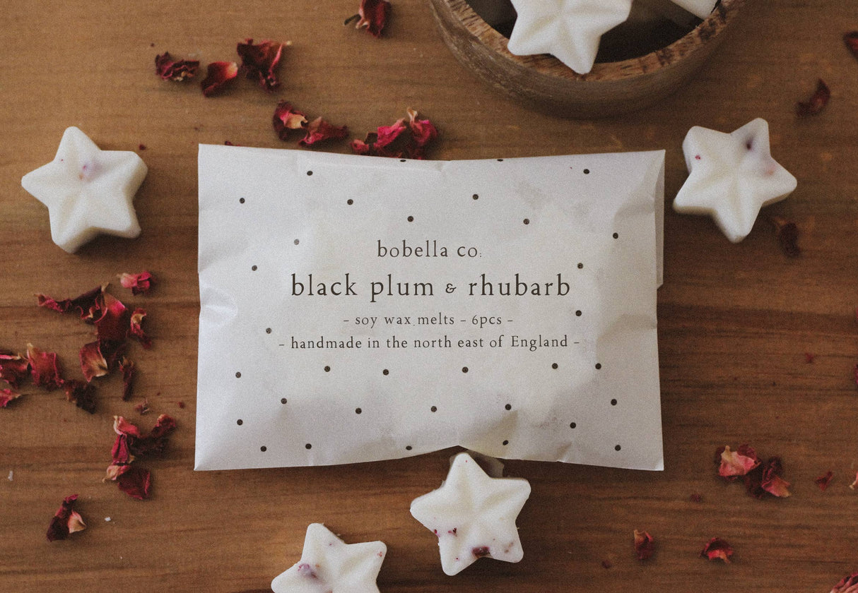 Bobella Co. - Black Plum & Rhubarb Soy Wax Melts