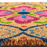 Natural coir doormat designed for durability and effective dirt removal at your doorstep