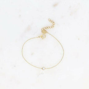 Gold Crystal Bracelet.