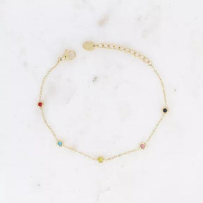 Bracelet - 5 zirconium.