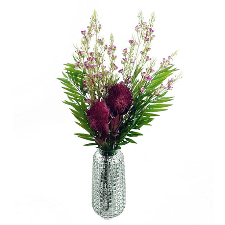 Leaf Design UK LTD - Pack 6x 100cm Artificial Foliage Stem Flowers - Purple