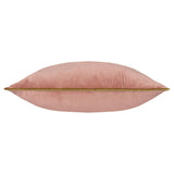 Riva Home - Meridian Velvet Cushion Blush/Gold: Blush/Gold / Polyester Filled / 55 x 55cm.