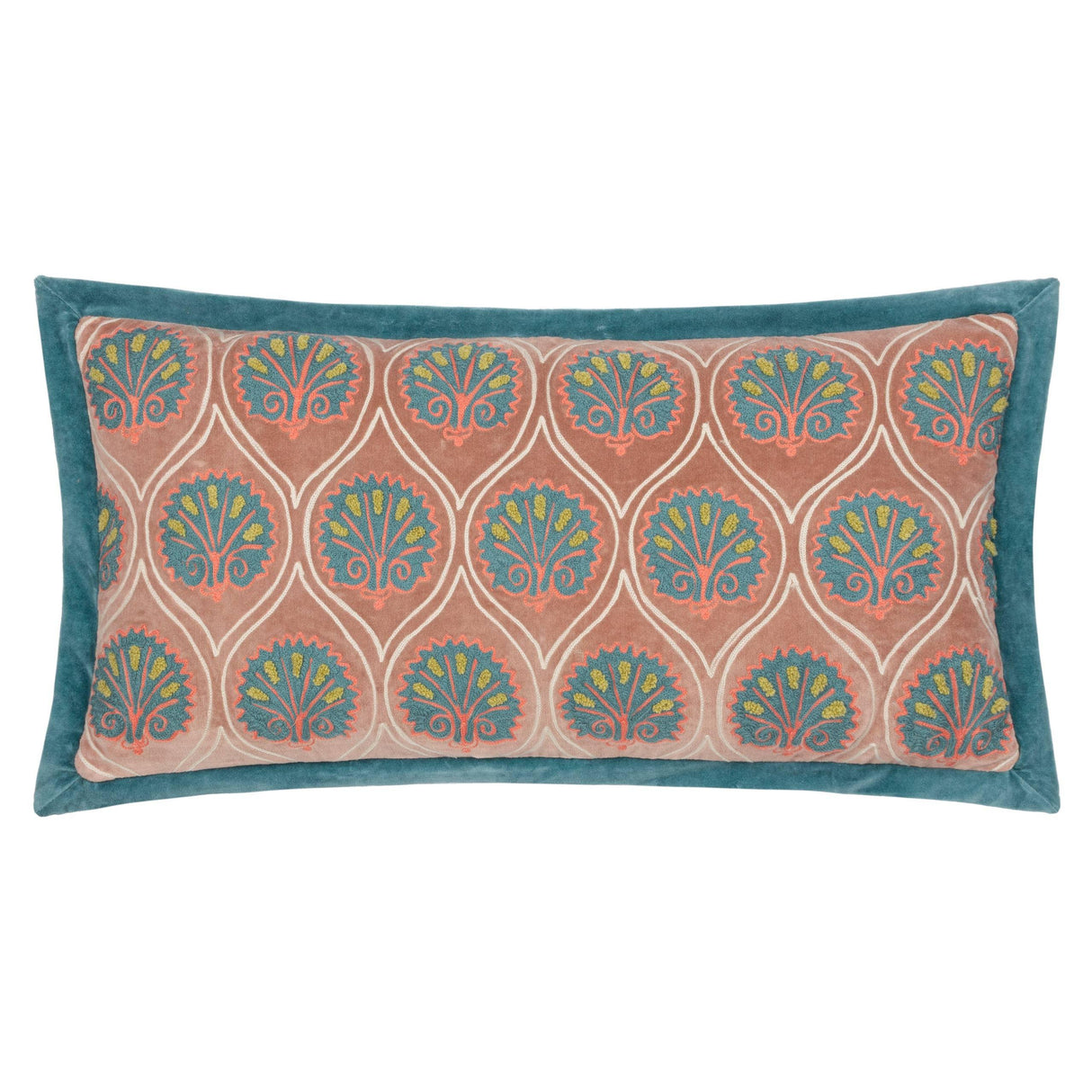 Riva Home - Casa Cushion Rose/French Blue: Rose/French Blue / Polyester Filled / 30 x 60cm.
