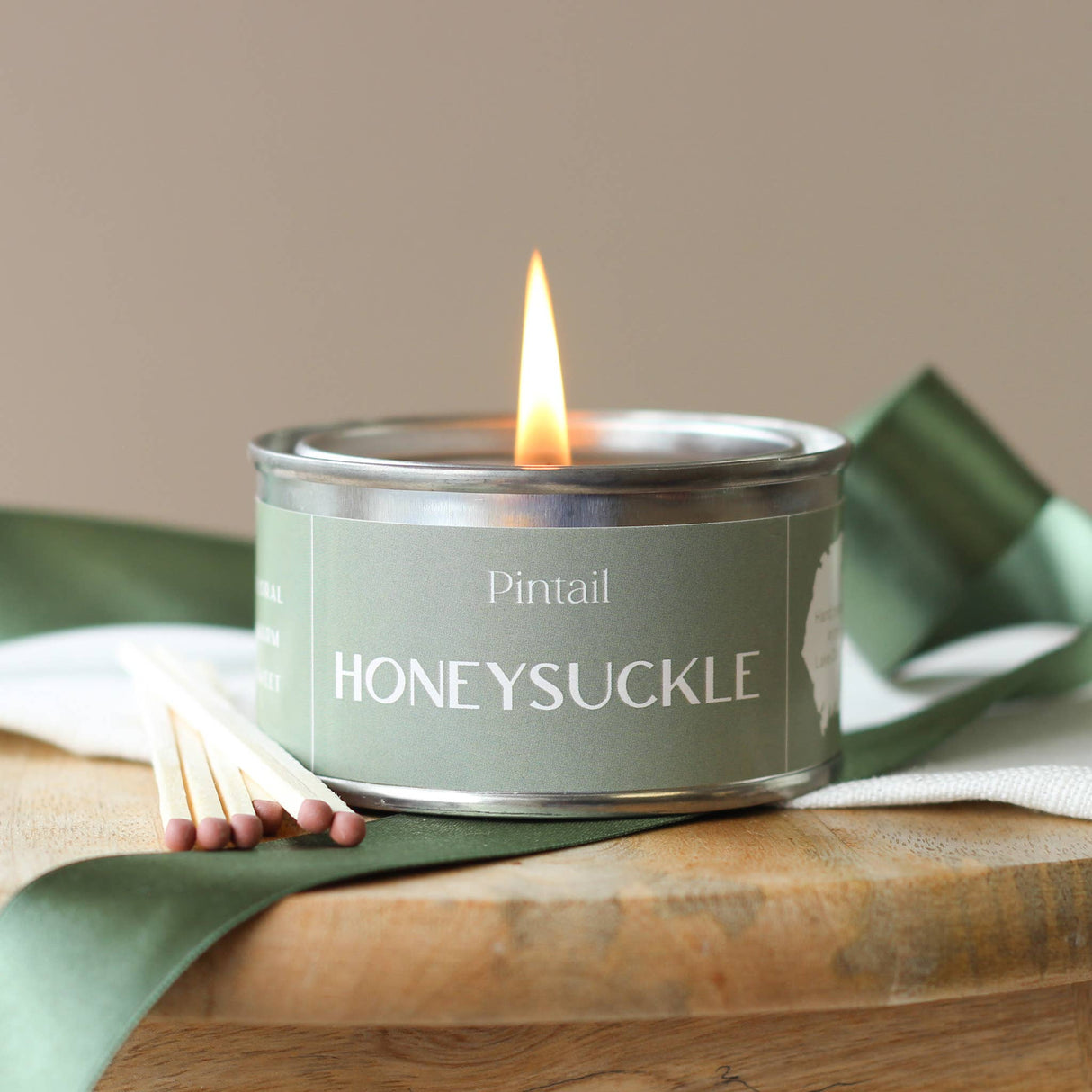 Pintail Candles | Avalon Home - Honeysuckle Paint Pot Candle | Candles in Tins | Small Candl