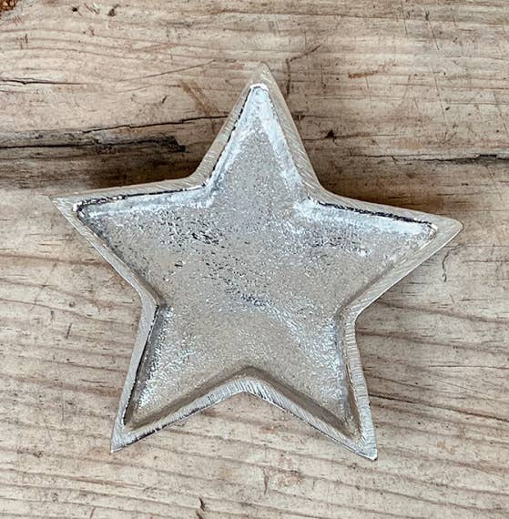 Gainsborough Giftware x Portland Living - Silver Star Dish, 10cm