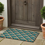 Durable coir doormat designed for effective dirt removal and long-lasting outdoor use