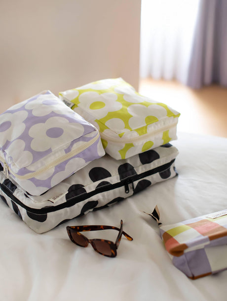 Elegant Canvas Beauty Bag by Caroline Gardner, luxurious and stylish accessory for your daily essentials