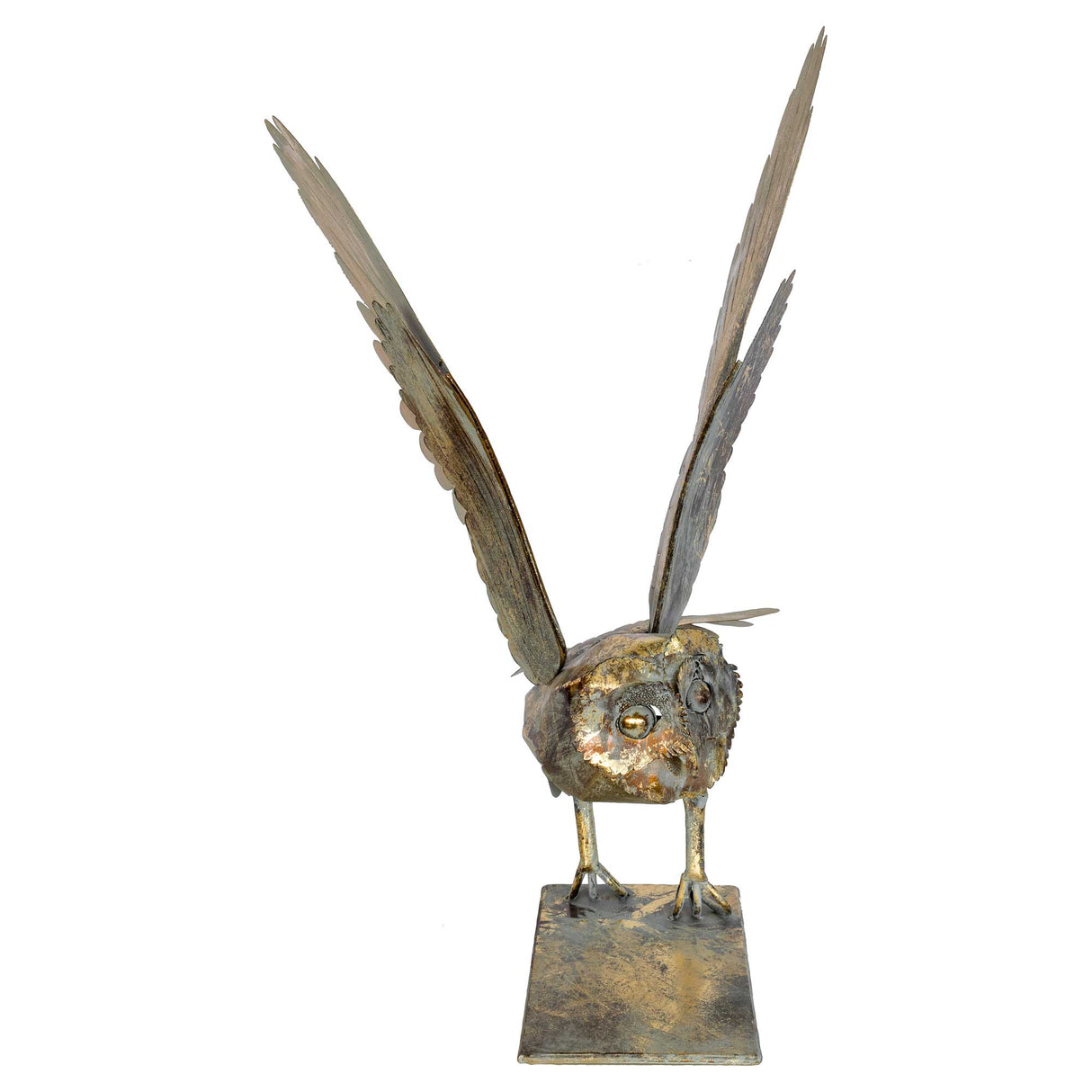 Febland - Gold Owl Sculpture