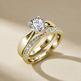 CARALI / MYC Paris - Prestige Ring - Gold and Crystal: 56