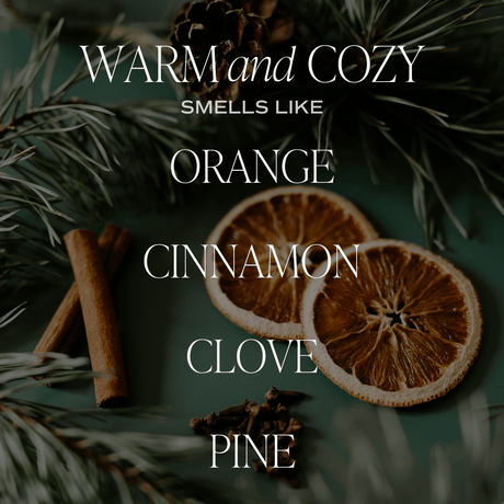 Warm and Cozy Scented Soy Candle