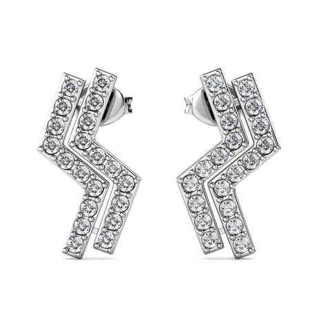 CARALI / MYC Paris - Brontide earrings - silver and crystal