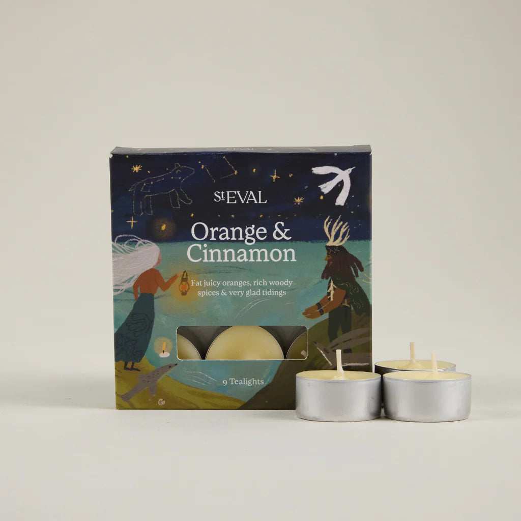 Orange & Cinnamon Scented Christmas Tealights