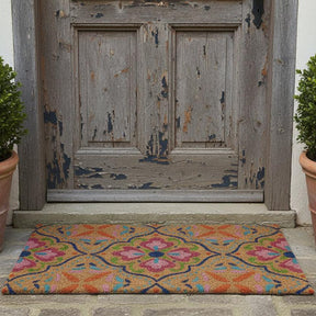 Natural coir doormat designed for durability and effective dirt removal at your doorstep