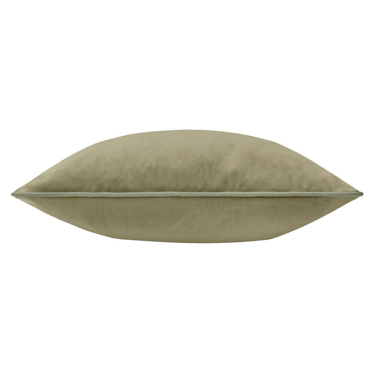 Riva Home - Meridian Velvet Cushion Sage/Green: Sage/Green / Polyester Filled / 55 x 55cm.