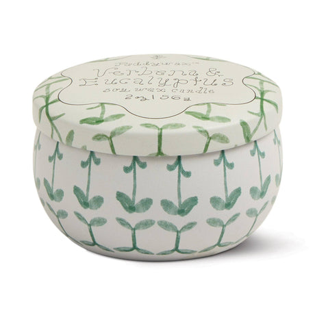 Tulip Tin Candle - Verbena & Lemongrass