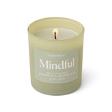 Wellness Glass Candle - Green - Mindful