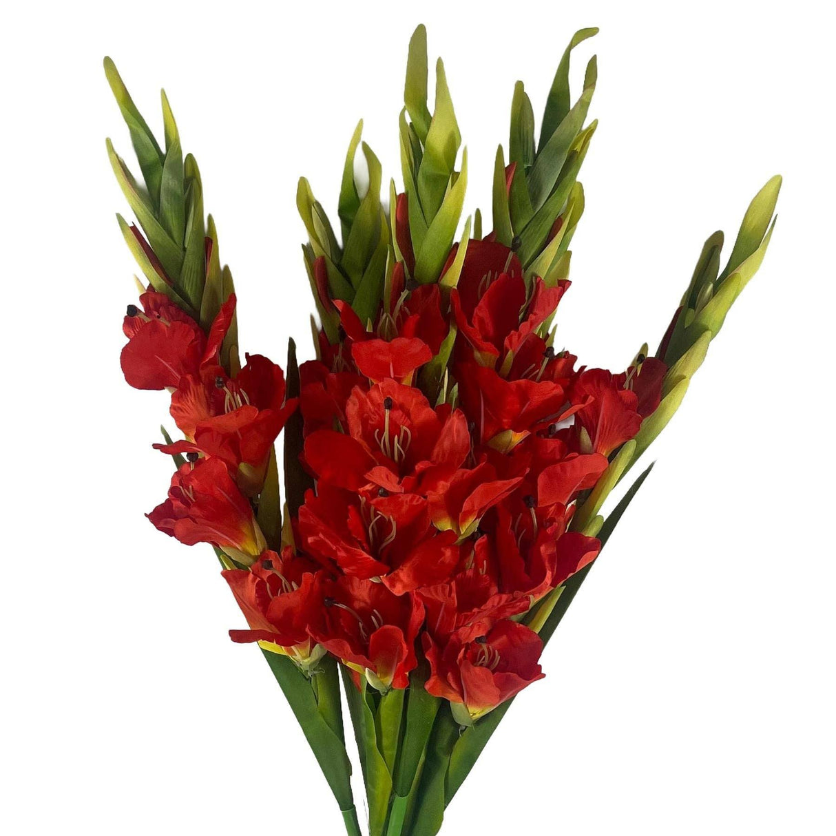 Artificial Orange Gladioli Stem