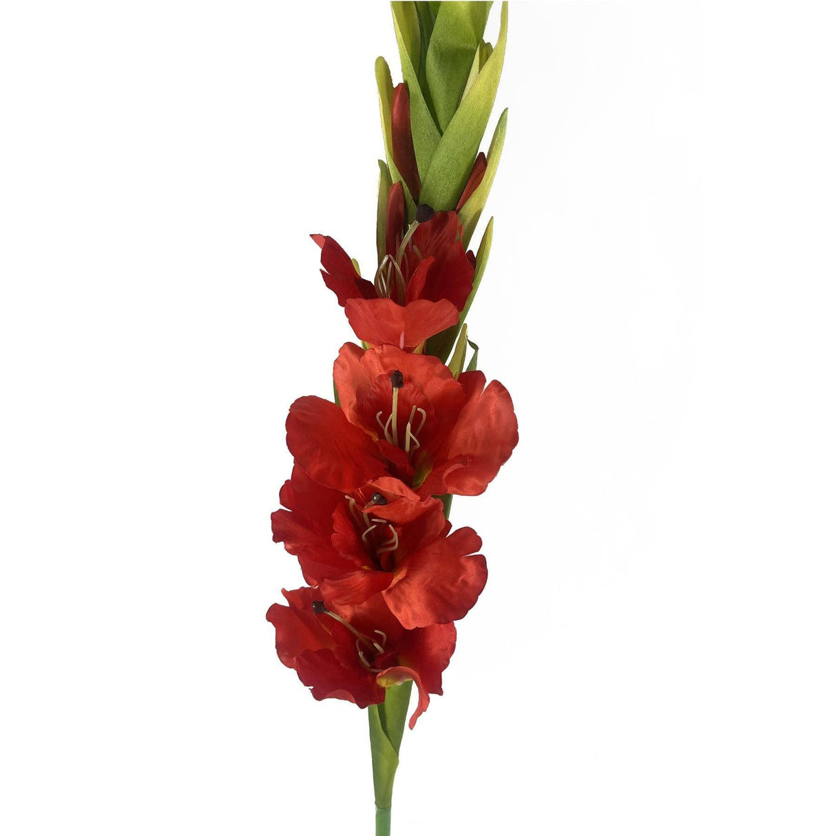 Artificial Orange Gladioli Stem