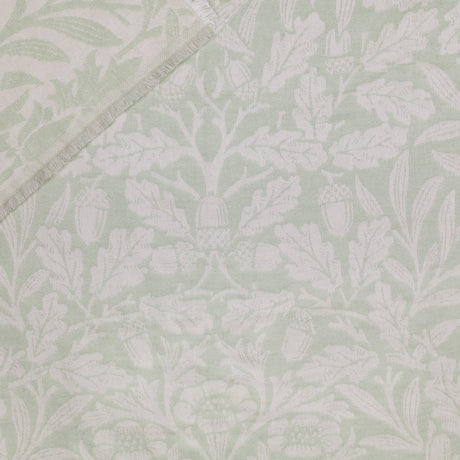 Sage Green Acorn Tonal Jacquard Throw