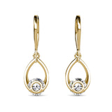 CARALI / MYC Paris - Tristin Hook Earrings - Gold and Crystal