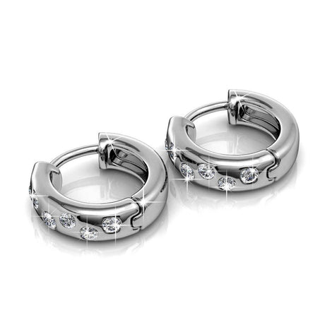 CARALI / MYC Paris - Joy earrings - silver and crystal