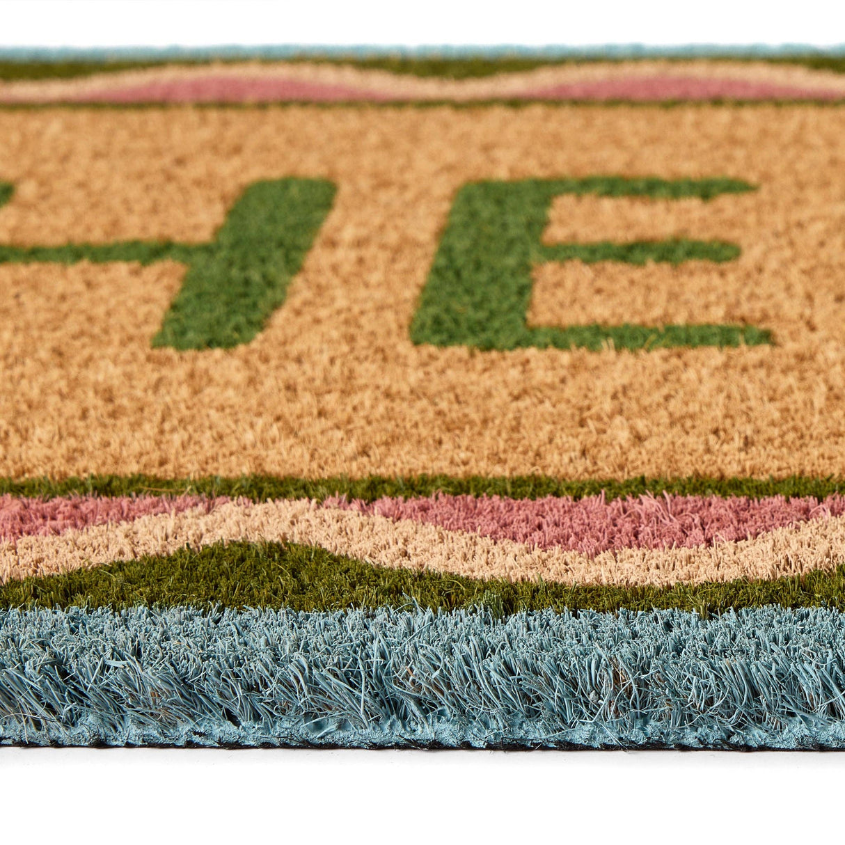 Phoenox Textiles - My Mat Printed Coir Hello Scallop: 45x75