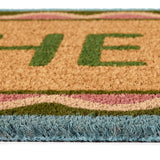 Phoenox Textiles - My Mat Printed Coir Hello Scallop: 45x75