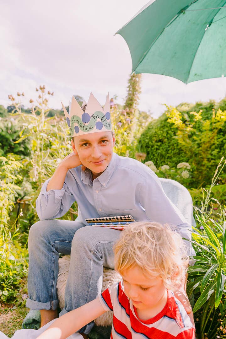 Hadley - Fantastic Father Party Hat Card