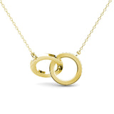 CARALI / MYC Paris - Circle Twin Pendants - Gold and Crystal