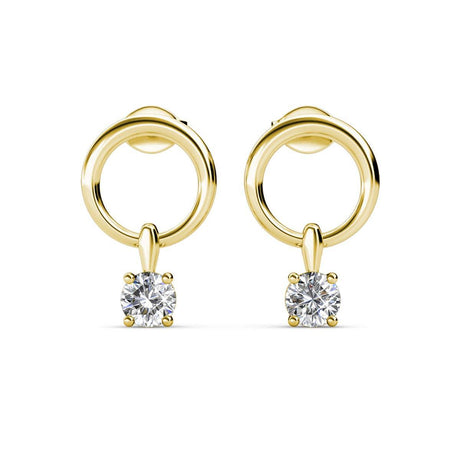 CARALI / MYC Paris - Octavia Earrings - Gold and Crystal