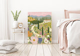 Flower Farm France Art Print A3