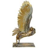 Febland - Gold Owl Sculpture