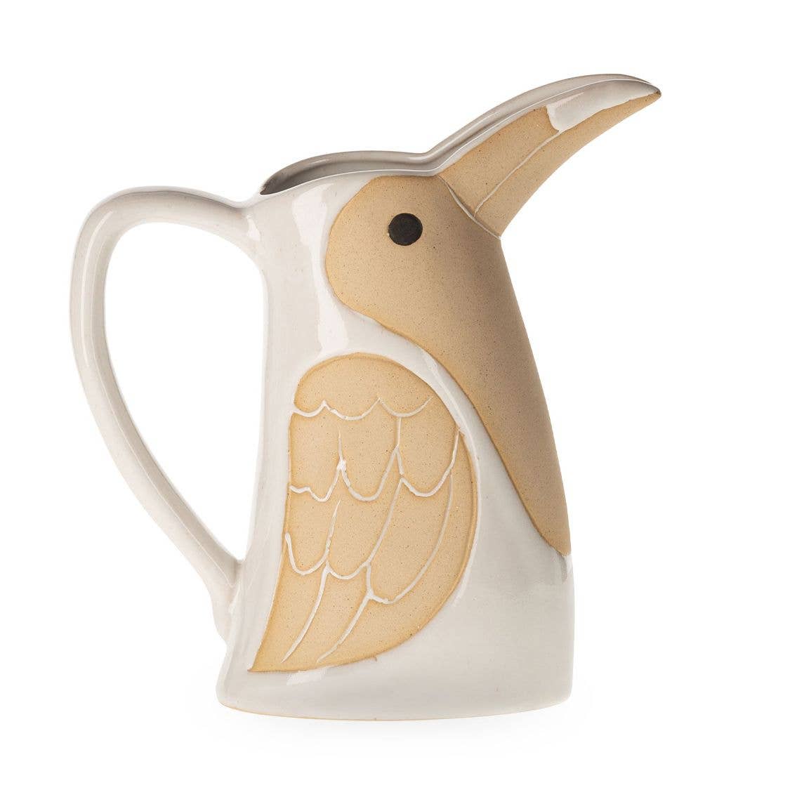 Athezza - Bird White Pitcher