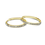 CARALI / MYC Paris - Chic Circle Hoop Jewelry - Gold and Crystal