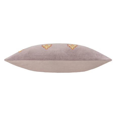 Riva Home - Rennes Embroidered Cushion Taupe: Taupe / Polyester Filled / 40 x 60cm.