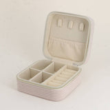 BOHM Paris - Square corduroy jewelry box: Bordeaux.