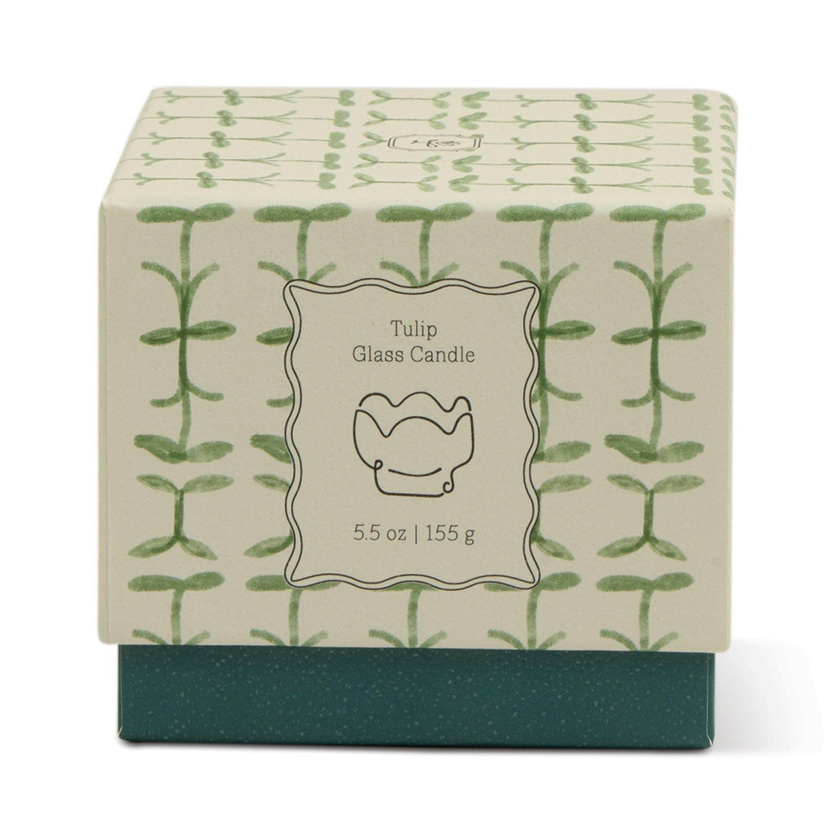 Tulip Glass Candle - Verbena & Lemongrass