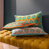 Riva Home - Casa Cushion Rose/French Blue: Rose/French Blue / Polyester Filled / 30 x 60cm.