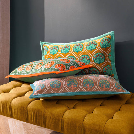 Riva Home - Casa Cushion Rose/French Blue: Rose/French Blue / Polyester Filled / 30 x 60cm.