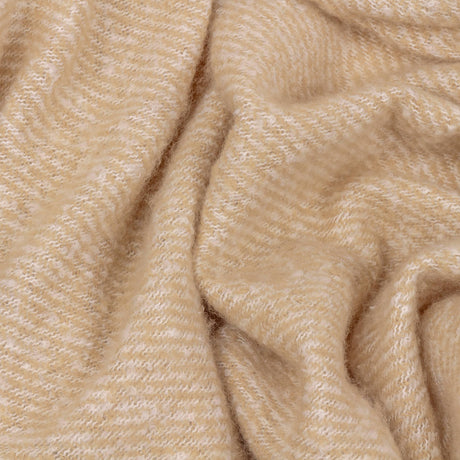 Riva Home - Isla Woven Tasselled Throw Natural: Natural / 130 x 180cm