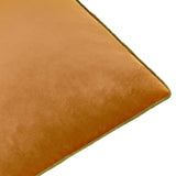 Ginger and Olive Velvet Cushion