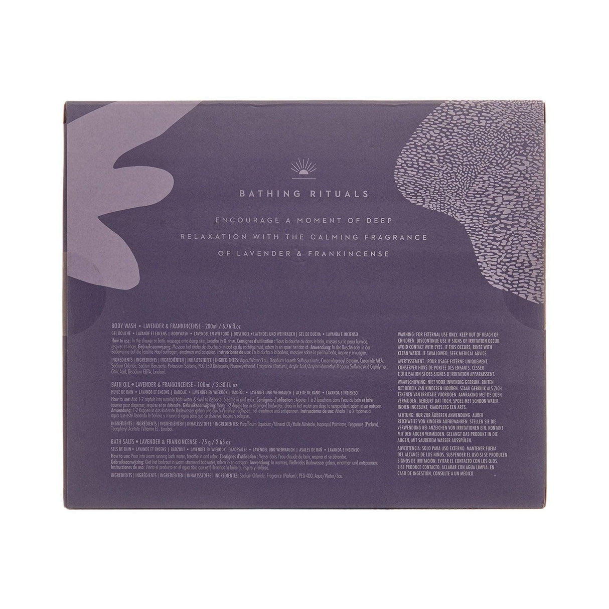 Wanderflower - Bathing Rituals Set - Lavender & Frankincense