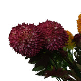 Large Pink Ball Dahlia Artificial Flower Stem – 70cm Faux Floral Stem