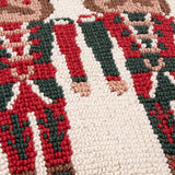 Riva Home - Nutcracker Trio Tufted Cushion Multicolour: Multi / Polyester Filled / 45 x 45cm
