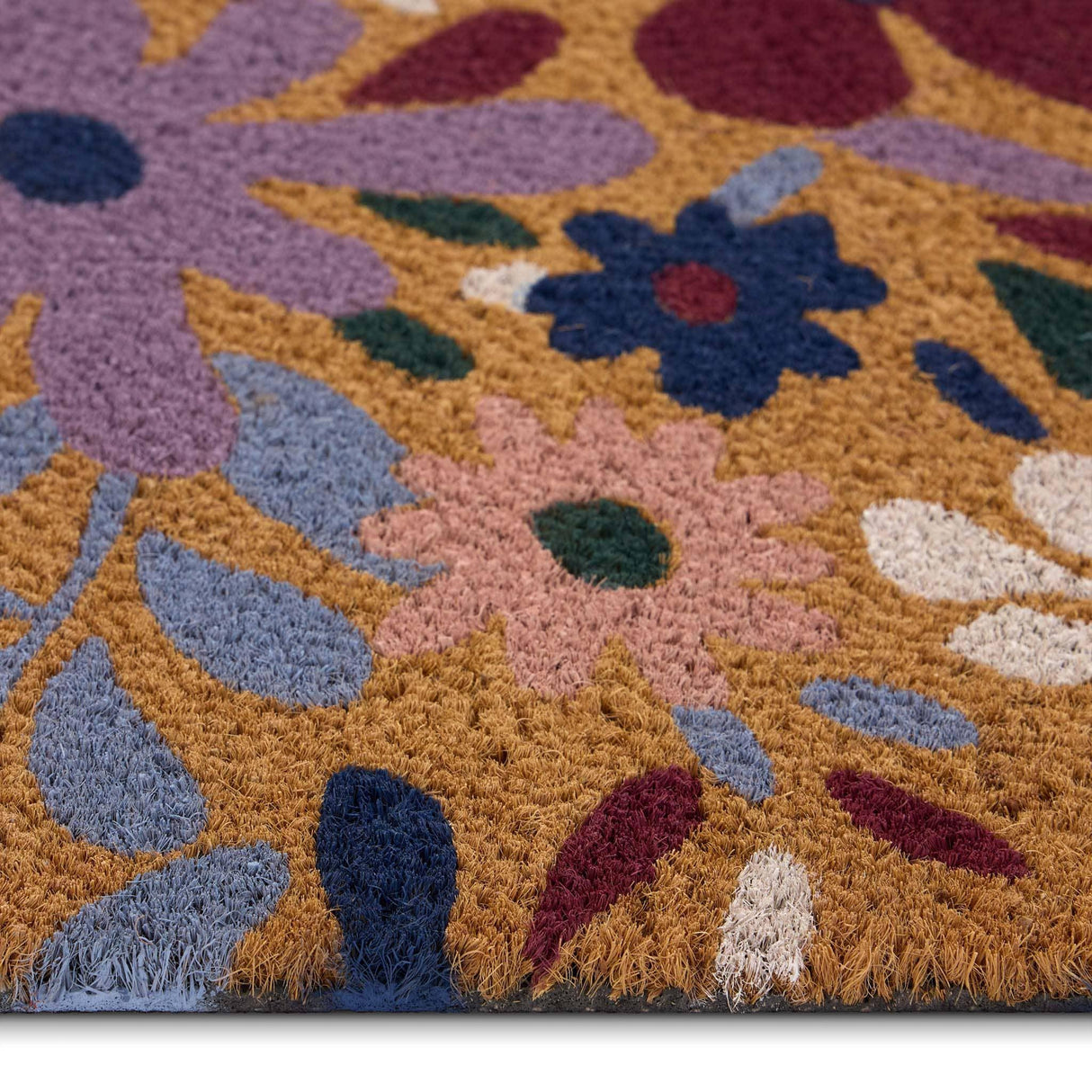 Phoenox Textiles - My Mat Printed Coir Wildflower Meadow Doormat: 45x75.