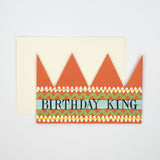 Hadley - Birthday King Party Hat Card