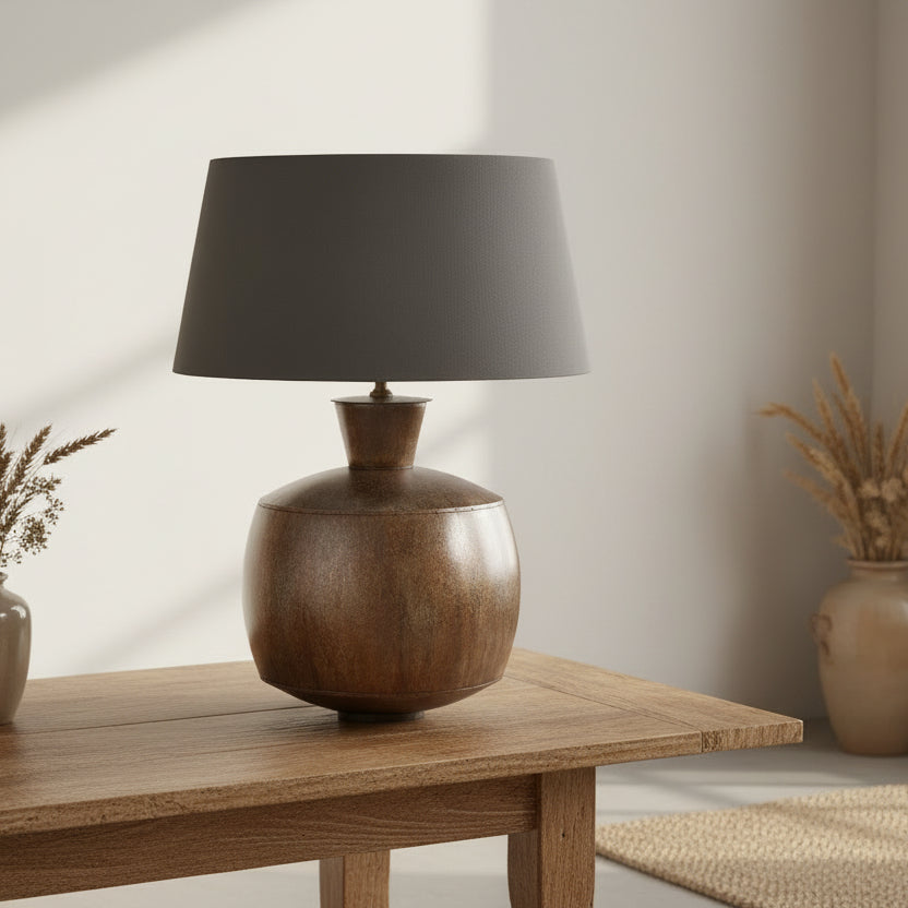 Elegant Havana lamp casting a warm, luxurious glow to enhance upscale living spaces with refined style.