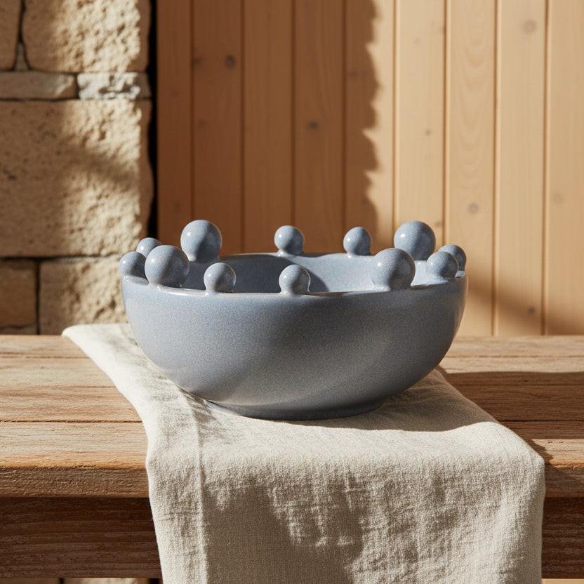 Blue Trinket Bobble Bowl